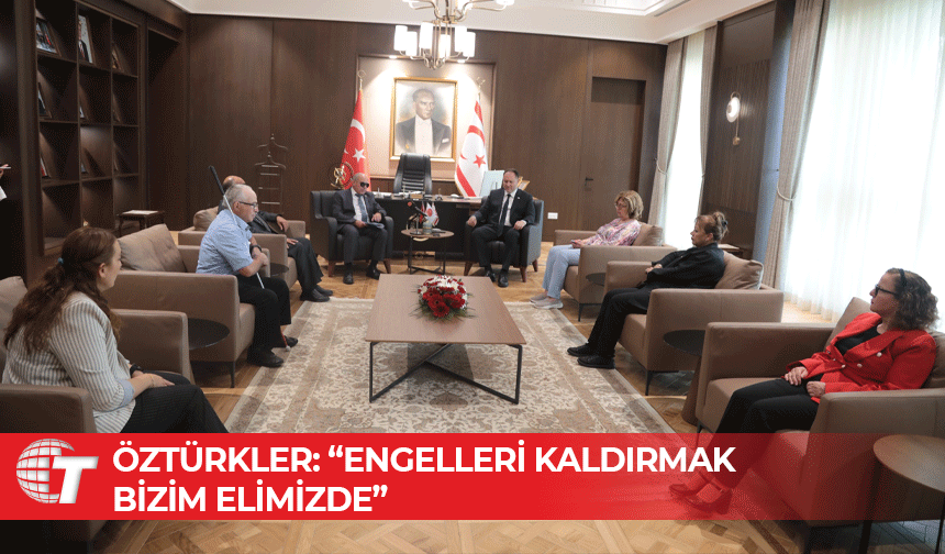 Meclis Başkanı Öztürkler, Engelliler Federasyonu’nu kabul etti