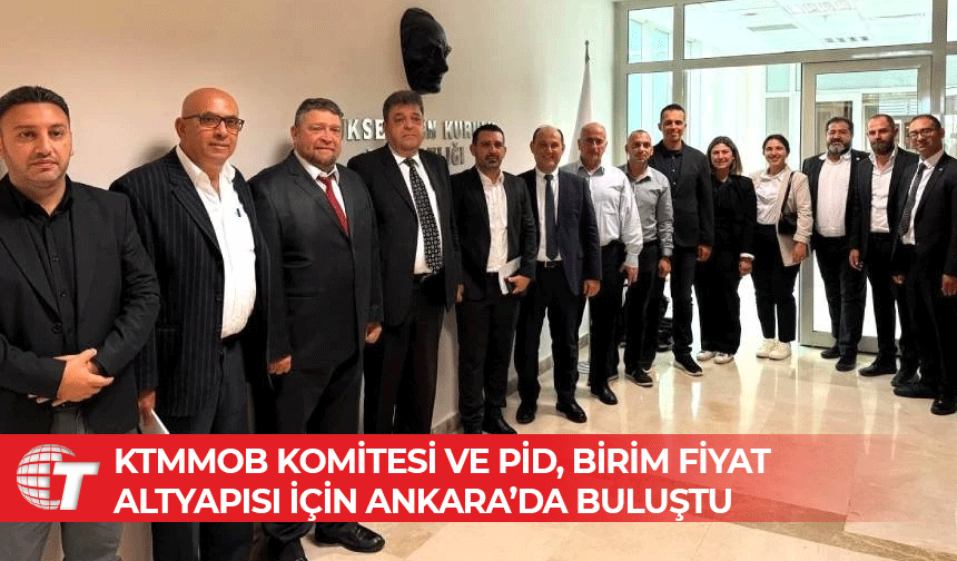 KTMMOB Komite üyeleri ve PİD Temsilcileri, Ankara’da toplantıya katıldı