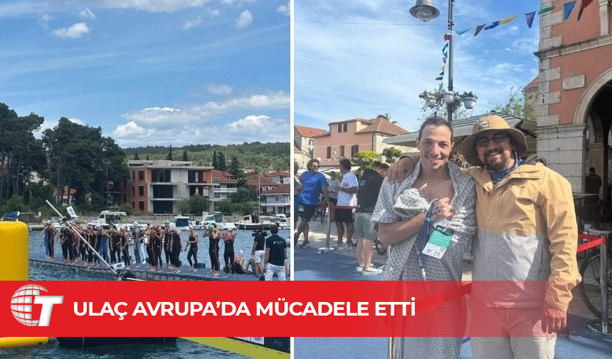 Doğukan Ulaç, Avrupa Yüzme Şampiyonası’nda kulaç attı