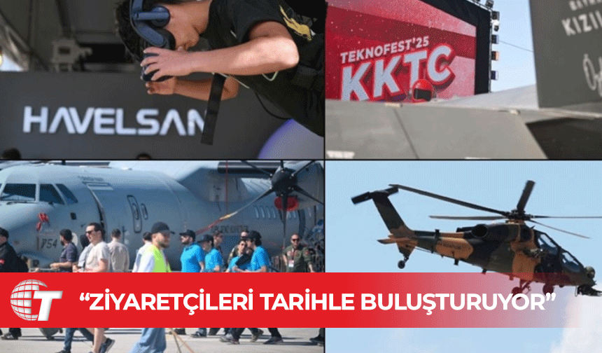 TMT’nin sergi alanı, TEKNOFEST KKTC’de ziyaretçileri tarihle buluşturuyor