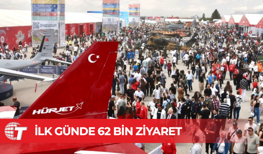 TEKNOFEST KKTC'yi ilk gününde 62 bin kişi ziyaret etti