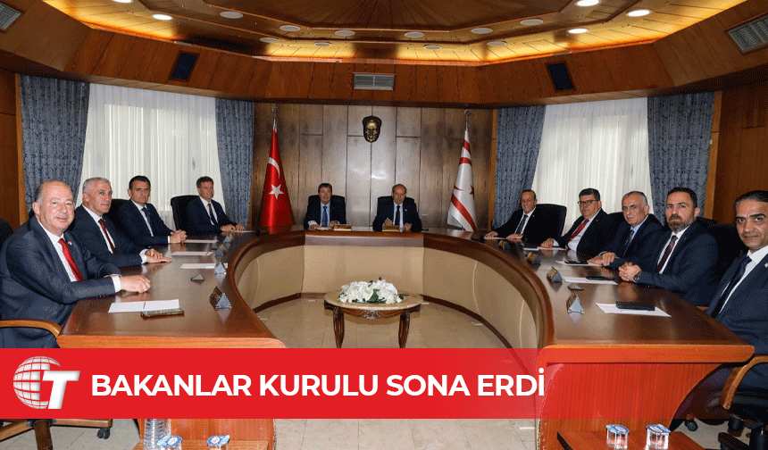 Tatar başkanlığındaki Bakanlar Kurulu toplantısı sona erdi