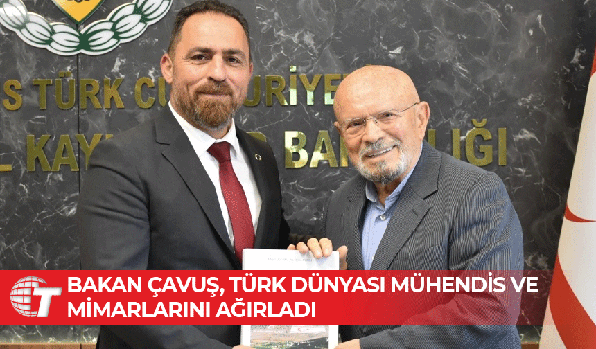 “Kıbrıs Şehrengizi” kitabı Bakan Çavuş’a takdim edildi
