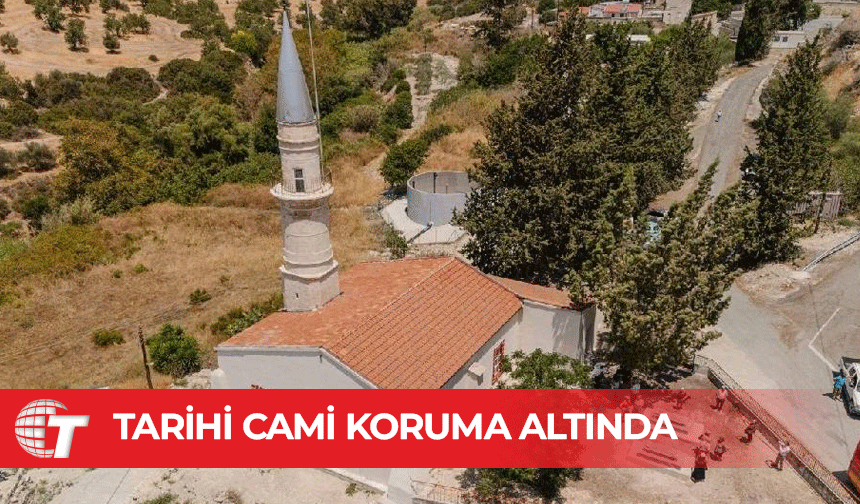 Evdim köyündeki tarihi caminin koruma çalışması tamamladı