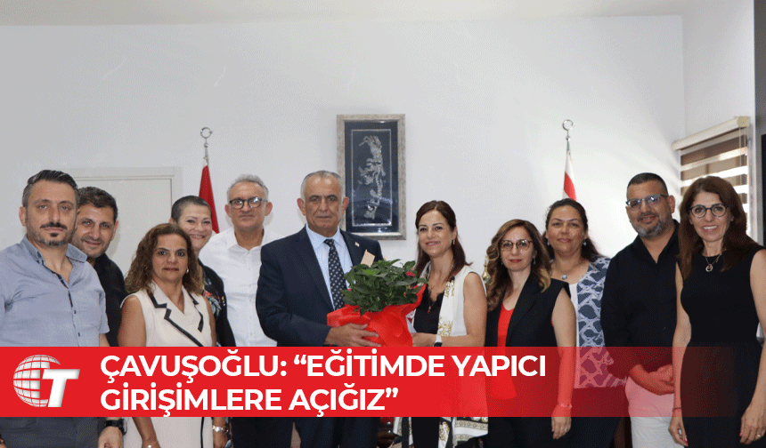 Nazım Çavuşoğlu, Yön-Der ve okul yöneticilerini kabul etti