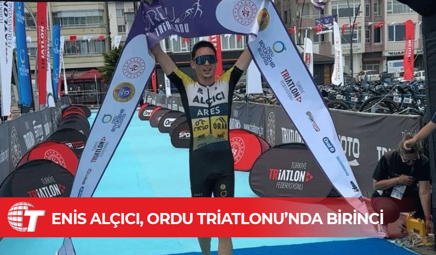 Enis Alçıcı 2 saat 6 dakikada zirveye ulaştı