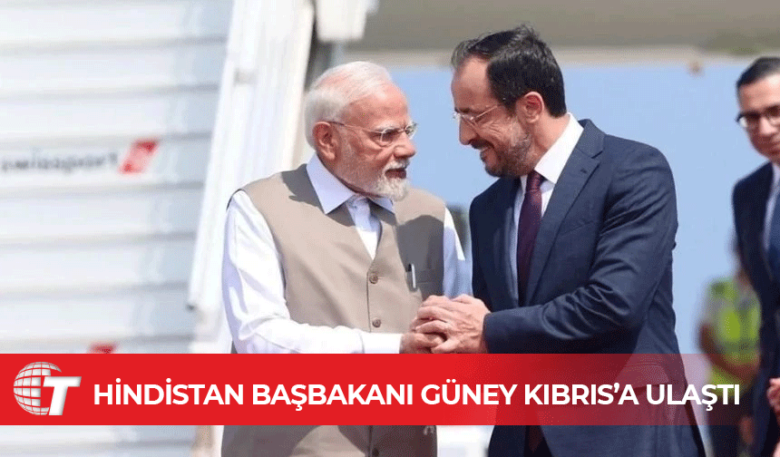 Modi: “Hindistan-Kıbrıs ilişkilerinde yeni bir dönem başlıyor”