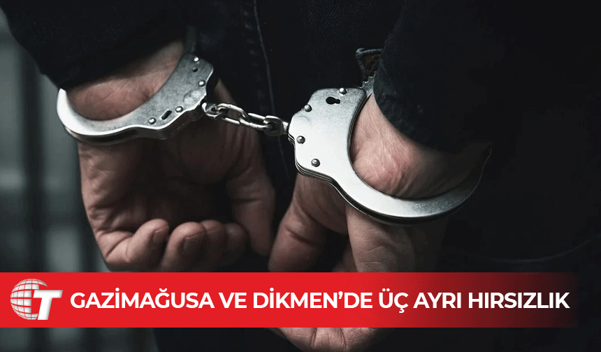 3 ayrı hırsızlık olayında 3 kişi tutuklandı