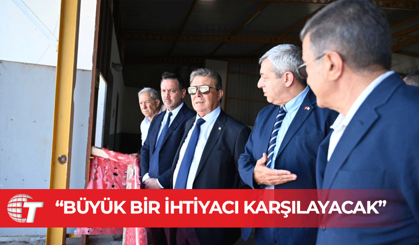 Üstel: Soğuk hava deposunu 2025 hasat sezonundan önce faaliyete geçirmeyi hedefliyoruz