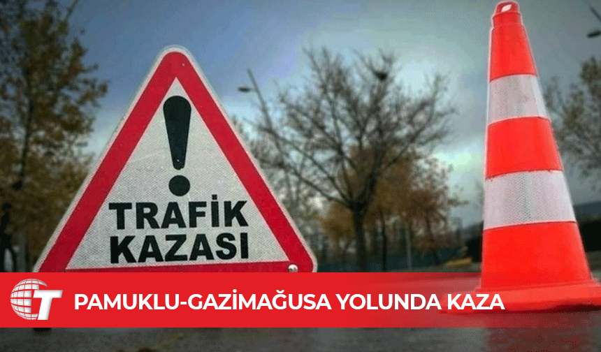 Araç takla attı, sürücü hafif yaralı