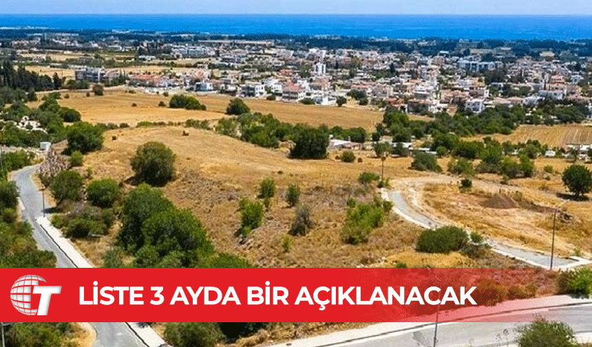 Güney’de kalan Türk mallarının listesi üç ayda bir yayınlanacak