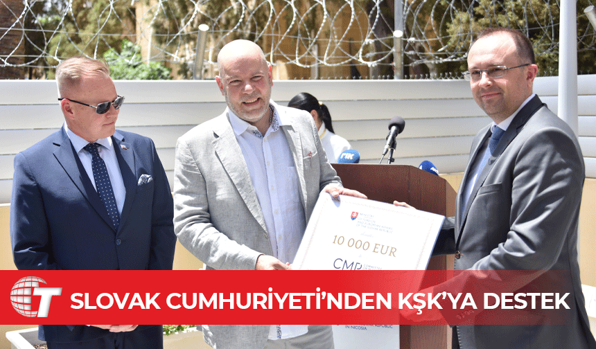 Slovakya’dan Kayıp Şahıslar Komitesi’ne 10 Bin Euro bağış