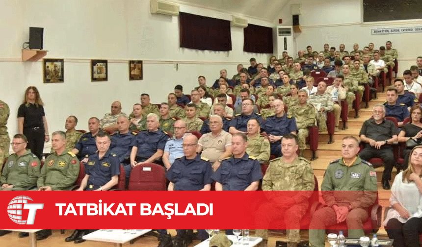 Şehit Teğmen Caner Gönyeli-2025 Arama Kurtarma Davet Tatbikatı bugün başladı