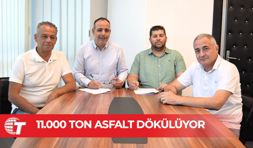 LTB tarafından başkentte 40 Milyon TL yatırım ile 11.000 ton asfalt dökülüyor