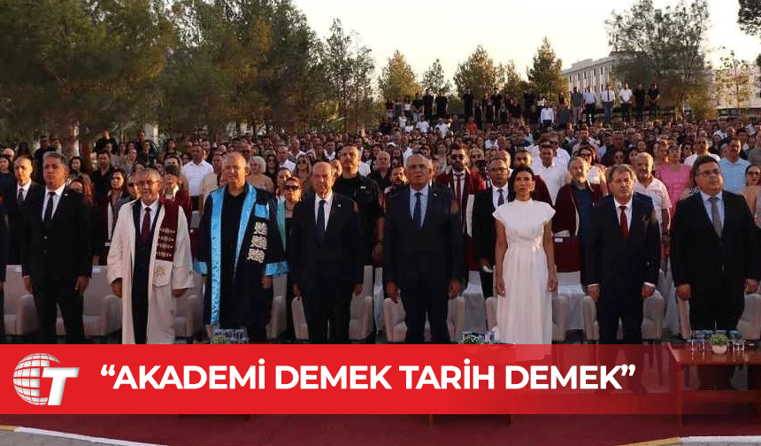 Çavuşoğlu: Akademi demek tarih demek, Akademi demek yeni bir başlangıç demek