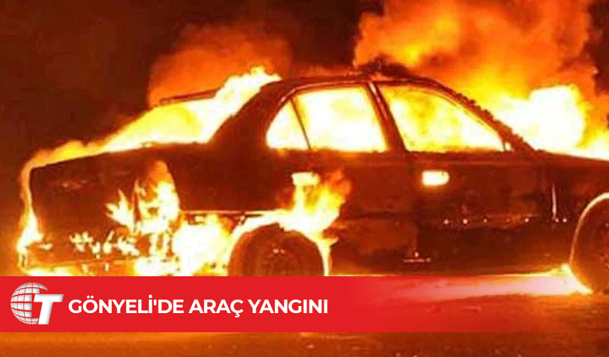 Gönyeli'de meydana gelen araç yangını maddi hasara yol açtı