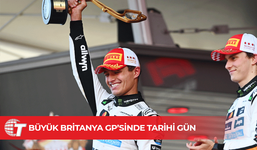 Norris Birinci, Hulkenberg ilk kez podyumda