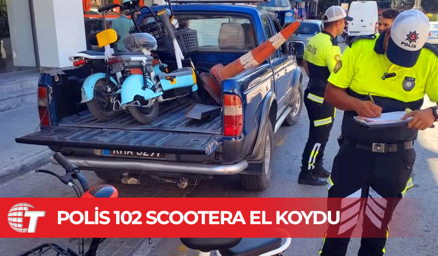 Polis, elektrikli scooterlar ile ilgili kuralları hatırlattı, uyarılarda bulundu