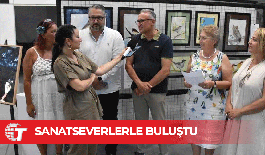 ‘Kıbrıs’taki Kuşlar’ sergisi sanatseverlerle buluştu