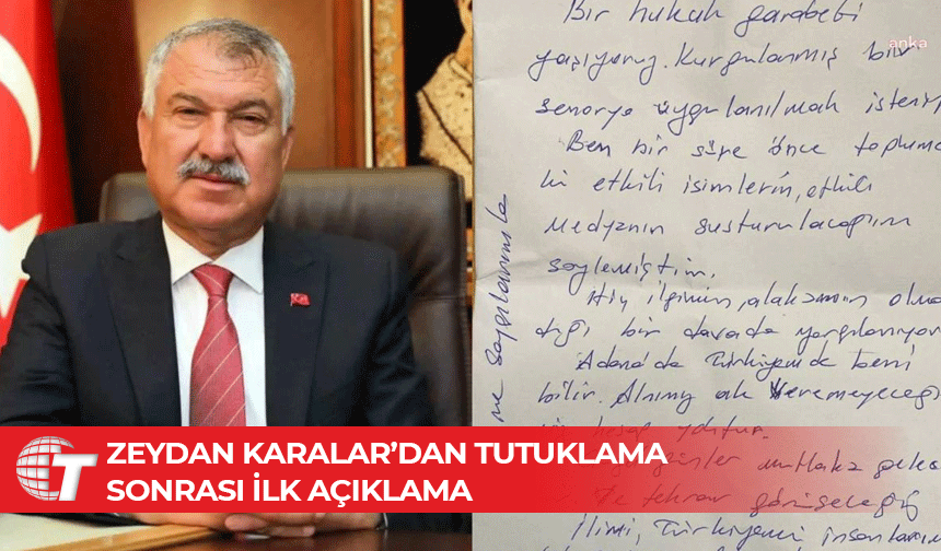 Zeydan Karalar: Hukuk garabeti yaşıyoruz, kurgulanmış bir senaryo uygulanmak isteniyor