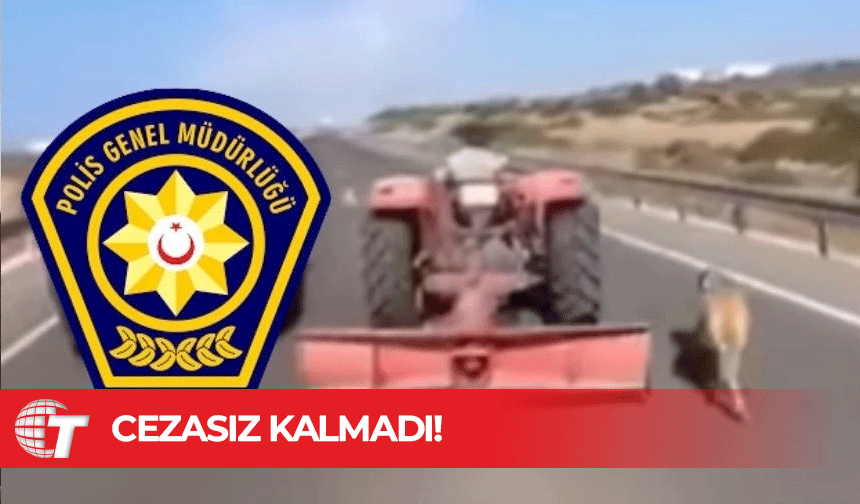 Erenköy’de köpeği traktöre bağlayarak sürükleyen sürücüye 7 bin 680 TL para cezası!