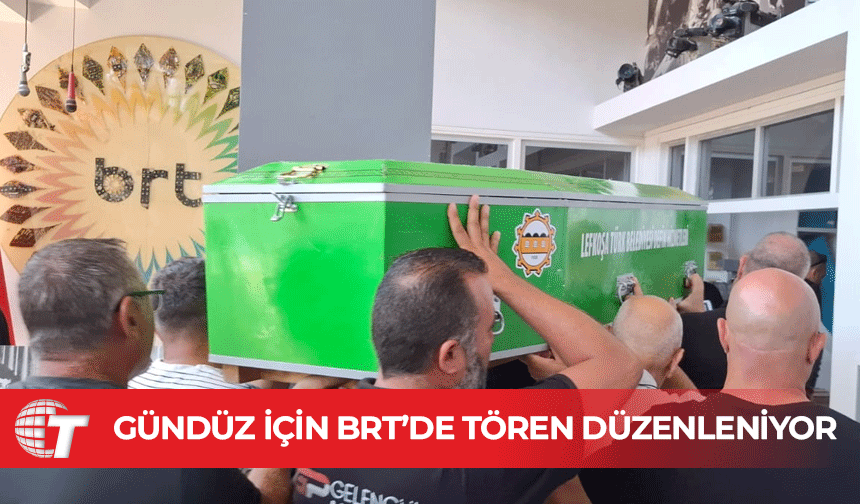 Erdinç Gündüz için BRT'de tören düzenlendi