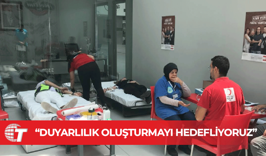 Ercan Havalimanı’nda kan bağışı kampanyası