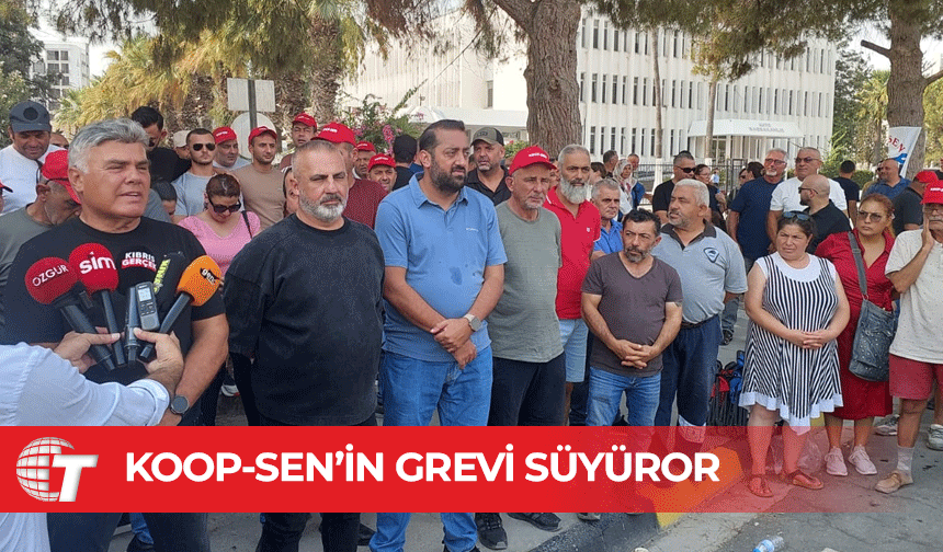 Koop-Sen’in Koopbank iştiraklerindeki grevi devam ediyor