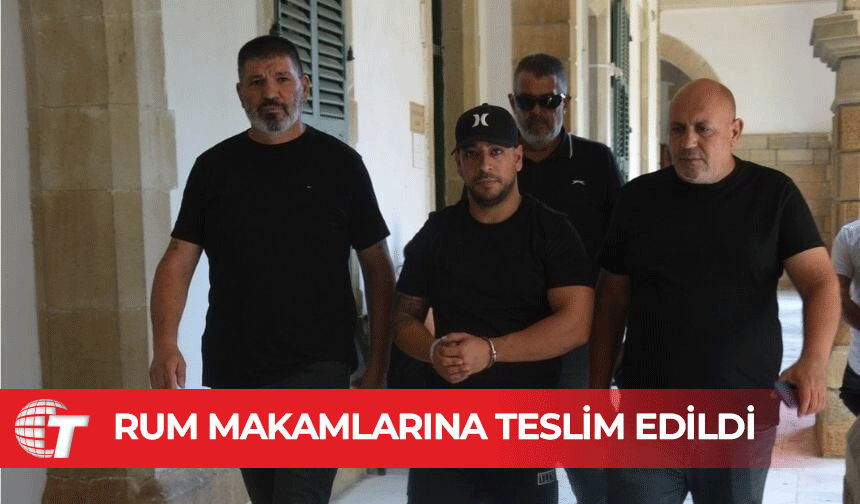 Kırmızı bültenle aranan zanlı Rum makamlarına teslim edildi