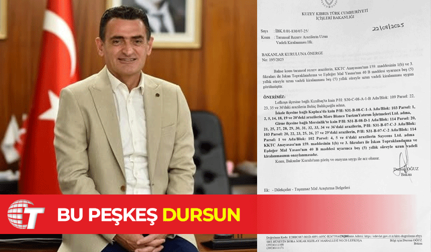 Seçim arefesinde arazi skandalı