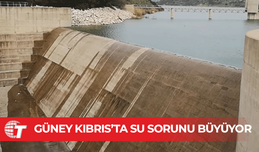 Güney Kıbrıs’ta su kaynakları kuruyor