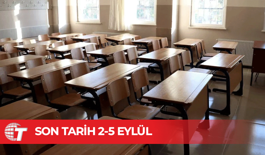Meslek liselerinin 9. sınıflarına başvurmak isteyen öğrenciler için son tarih 2-5 Eylül
