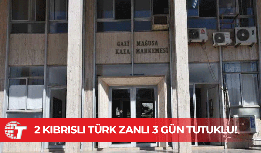 Kuzey Kıbrıs'ta tutuklanan Rumlara yardım etmekle itham edilen 2 Kıbrıslı Türk zanlı 3 gün tutuklu!