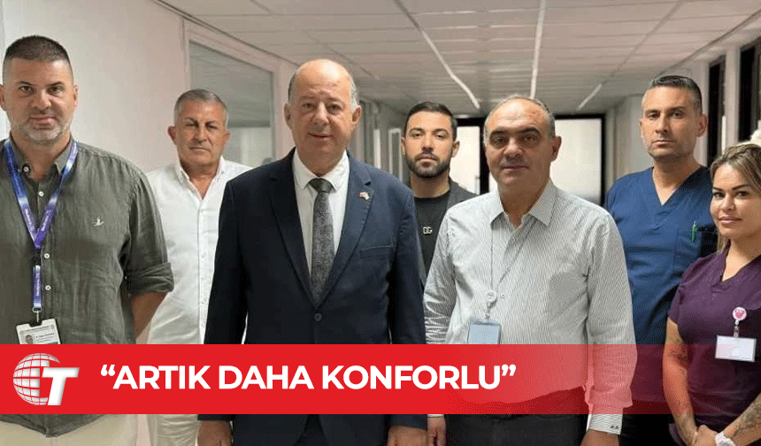 Dinçyürek: Nalbantoğlu Hastanesi Cerrahi Servisi yenilenerek daha konforlu bir servise dönüştü