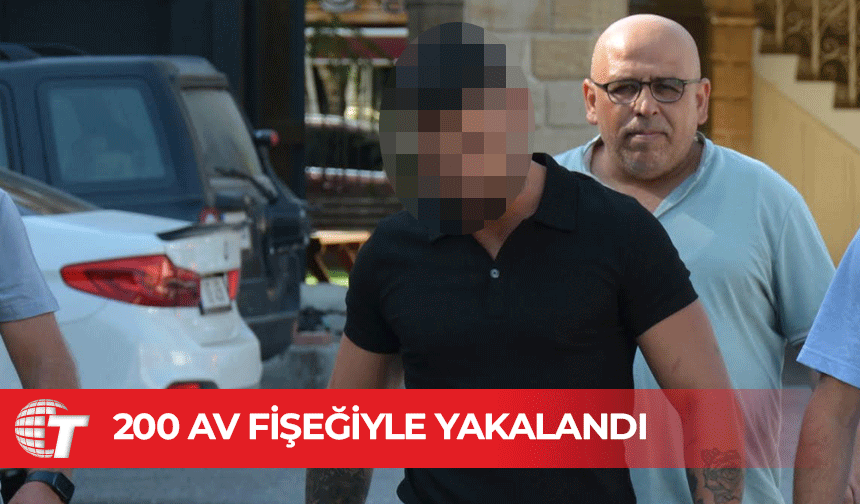 Sınır kapısında av fişekleriyle yakalandı