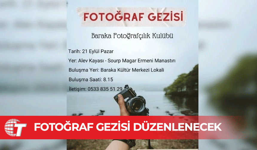 Baraka Kültür Merkezi fotoğrafçılık kulübü Alevkayası’na gezi düzenliyor