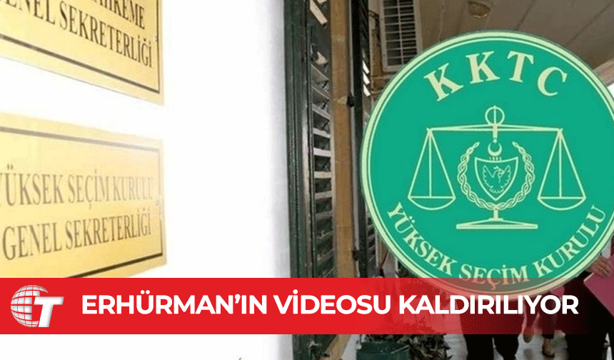YSK, Erhürman’ın videosunu kaldırıyor!