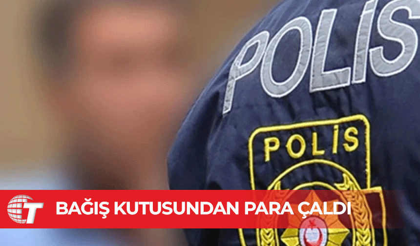 Caminin bahçesindeki bağış kutusundan 6 bin TL çaldı