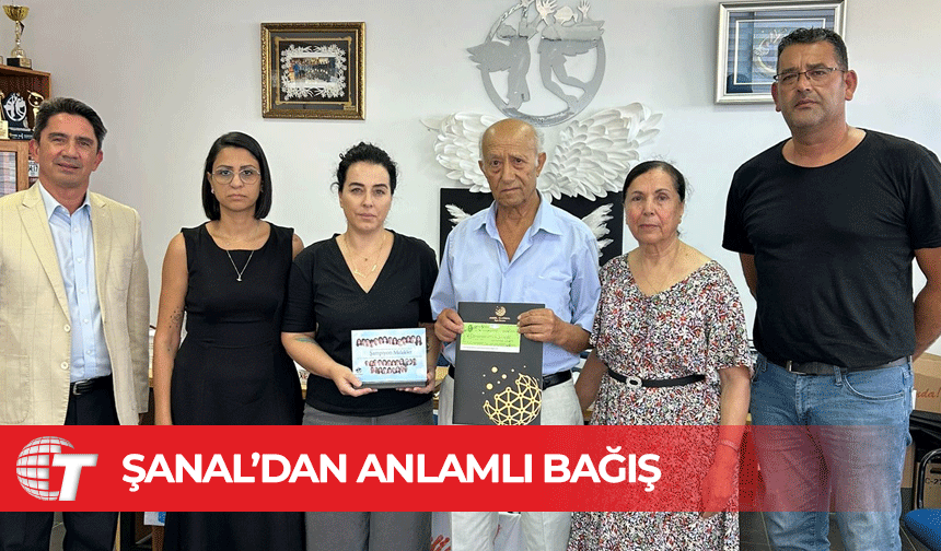 Fikret Şanal’dan anlamlı bağış