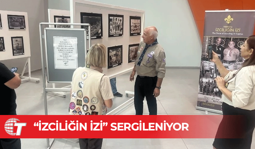 Ercan Havalimanı’nda “İzciliğin İzi” sergisi açıldı