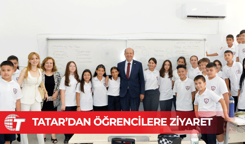 Tatar’dan İrsen Küçük Ortaokulu’na ziyaret