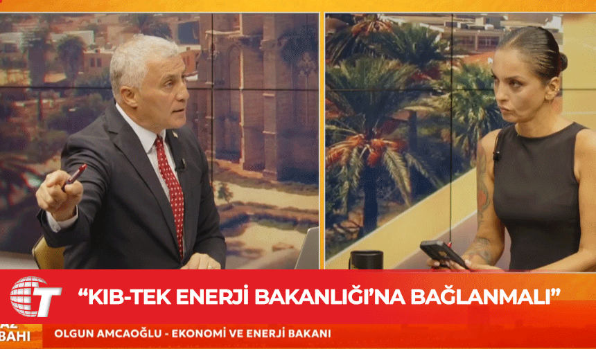 Amcaoğlu: Kıb-Tek Ekonomi ve Enerji Bakanlığı’na bağlanmalıdır