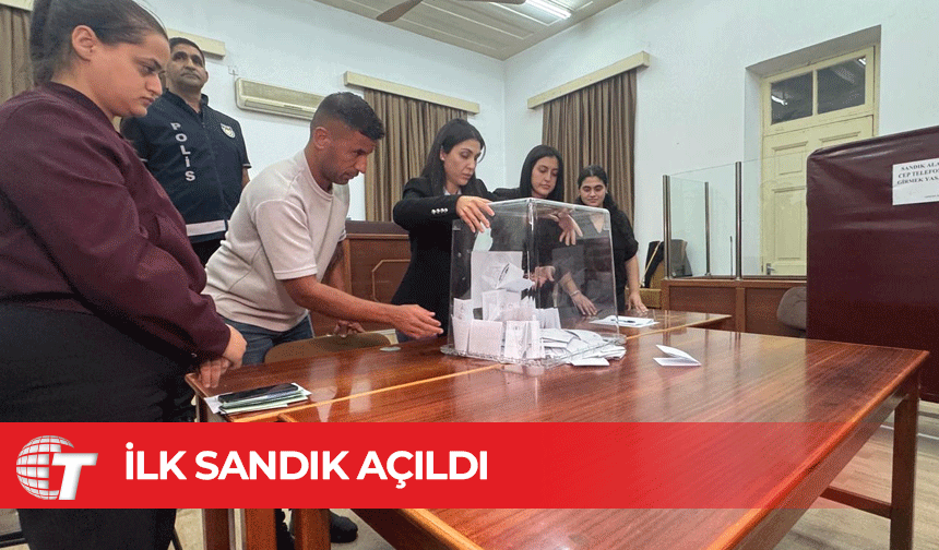 141 no’lu sandık açıldı Oy sayma işlemi başladı