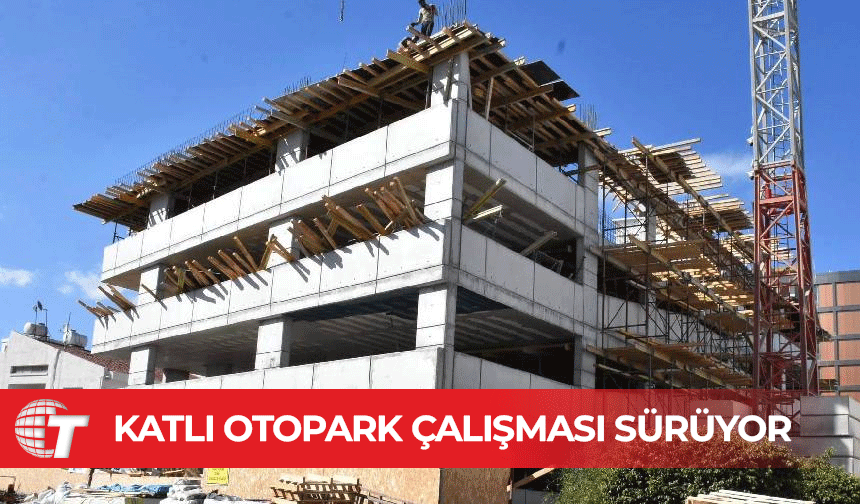 Girne Belediyesi’nin ilk katlı otoparkı hızla hayat buluyor