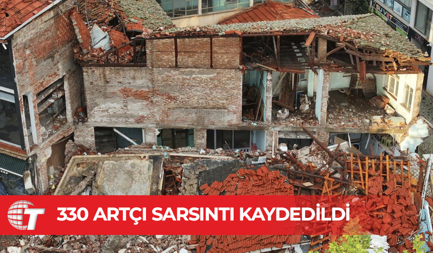Balıkesir'de 330 artçı sarsıntı kaydedildi