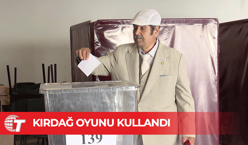 Bağımsız aday Kırdağ Lefkoşa Mahalli Bürosu’nda 139 numaralı sandıkta oyunu kullandı