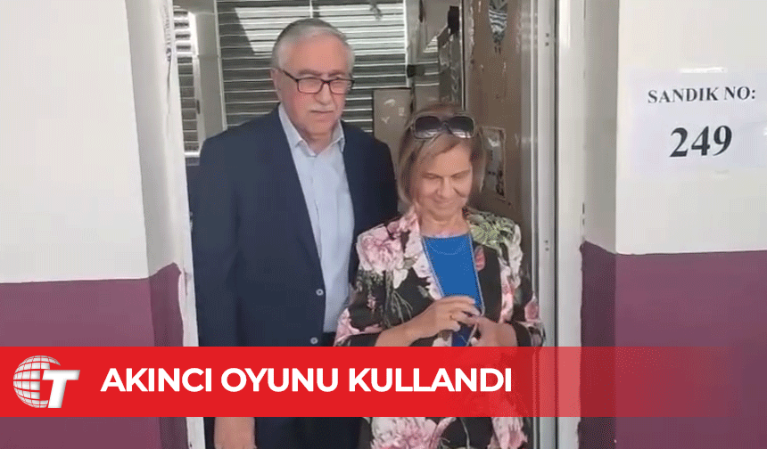 4. Cumhurbaşkanı Mustafa Akıncı oyunu kullandı