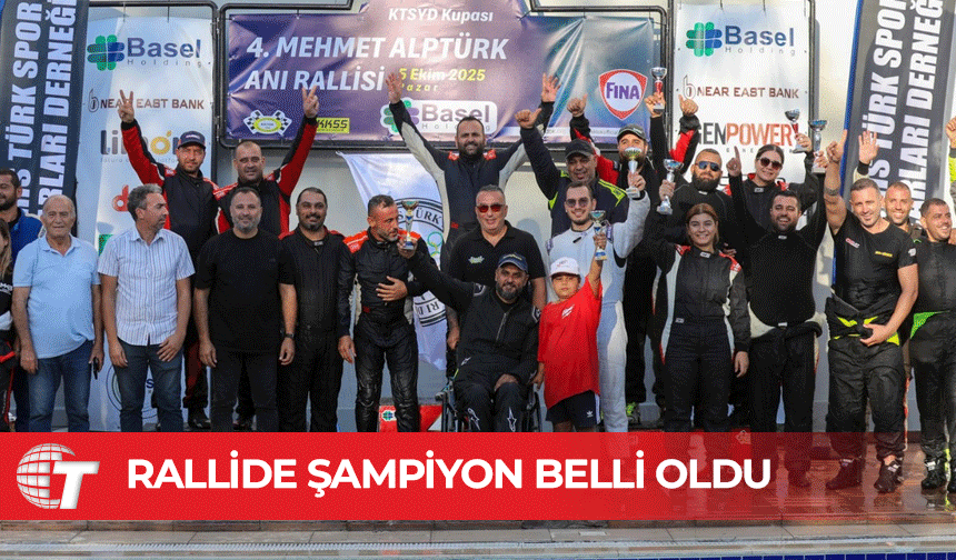 Rallide KTSYD Kupası Şampiyonu Bozalanlar