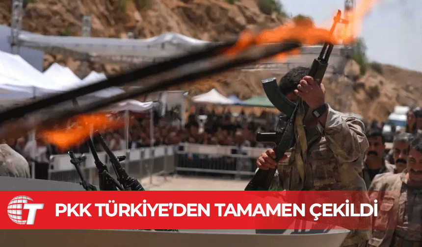 Terör örgütü PKK Türkiye'den tamamen çekildiğini duyurdu