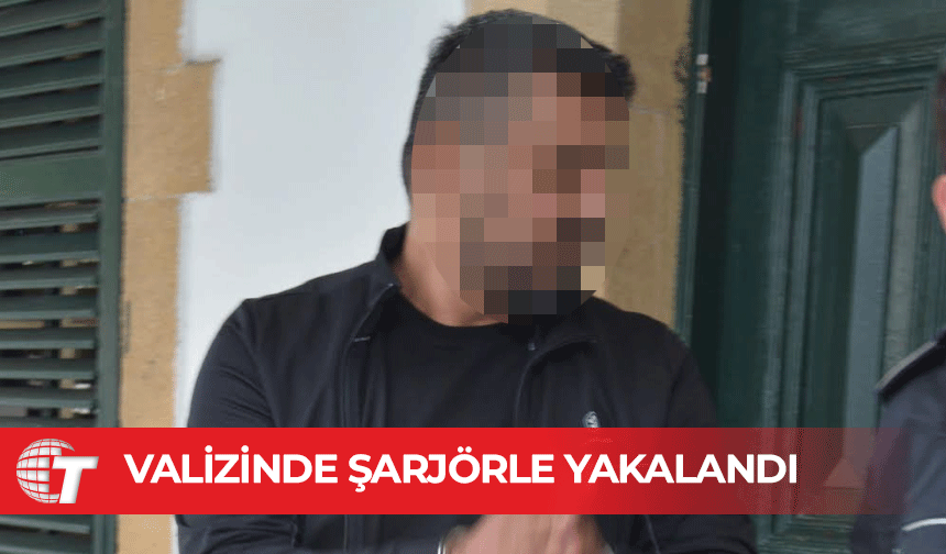 Ercan Havalimanı’nda silah ve mermiyle yakalanan zanlı teminata bağlandı